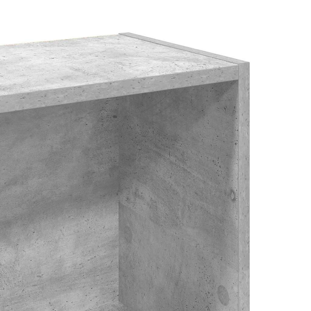 Boekenkast 80x24x109 cm bewerkt hout betongrijs is nu te koop bij PeponiXL, paradijselijk wonen!