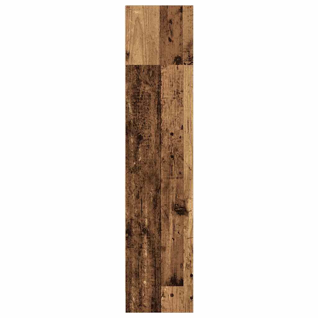 Boekenkast 80x24x109 cm bewerkt hout oud houtkleurig is nu te koop bij PeponiXL, paradijselijk wonen!