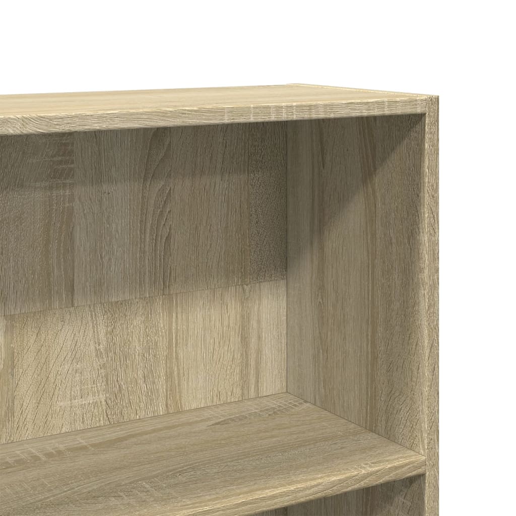 Boekenkast Sonoma Eiken 80x24x176 cm Bewerkt Hout is nu te koop bij PeponiXL, paradijselijk wonen!