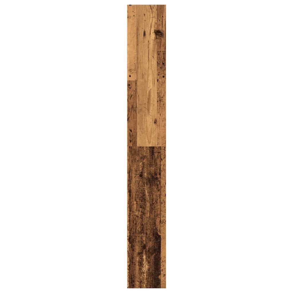 Boekenkast 80x24x176 cm bewerkt hout oud houtkleurig is nu te koop bij PeponiXL, paradijselijk wonen!