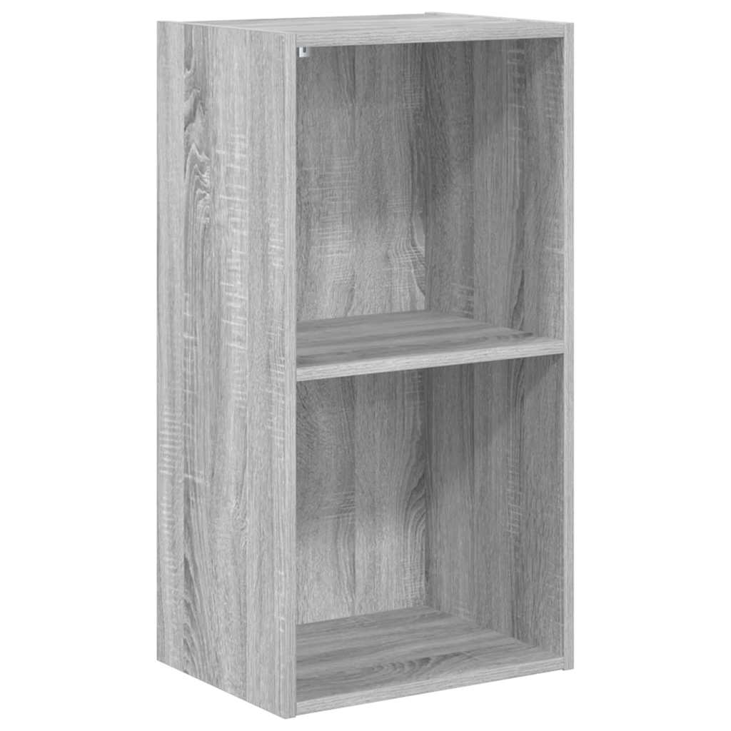 Boekenkast 40x30x77 cm bewerkt hout grijs sonoma eikenkleurig is nu te koop bij PeponiXL, paradijselijk wonen!