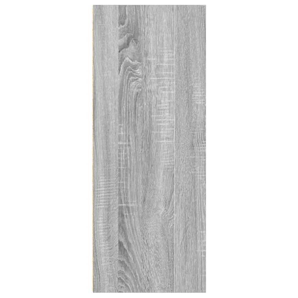 Boekenkast 40x30x77 cm bewerkt hout grijs sonoma eikenkleurig is nu te koop bij PeponiXL, paradijselijk wonen!