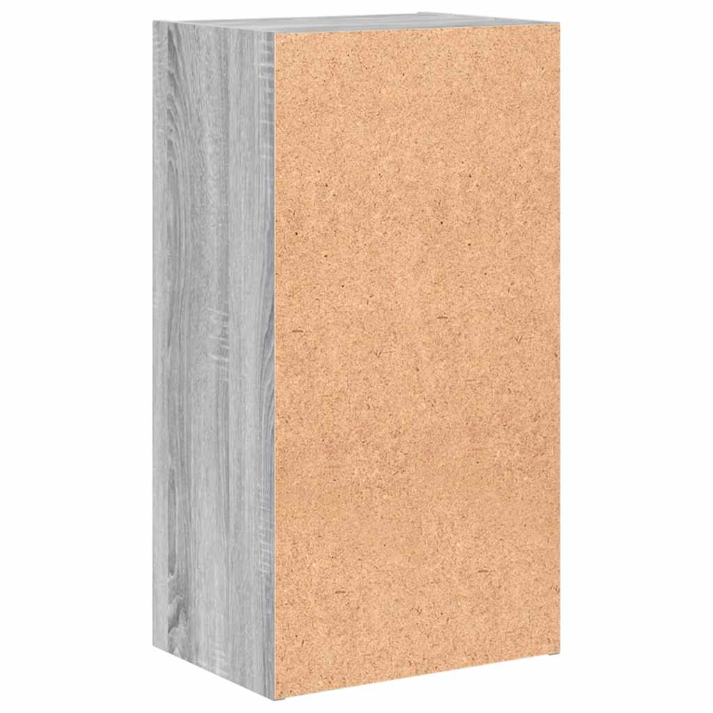 Boekenkast 40x30x77 cm bewerkt hout grijs sonoma eikenkleurig is nu te koop bij PeponiXL, paradijselijk wonen!