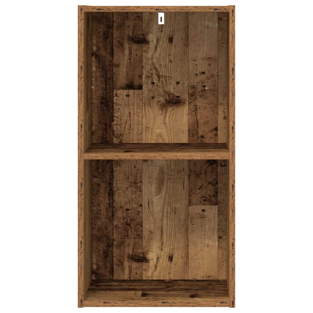 Boekenkast 40x30x77 cm bewerkt hout oud houtkleurig is nu te koop bij PeponiXL, paradijselijk wonen!