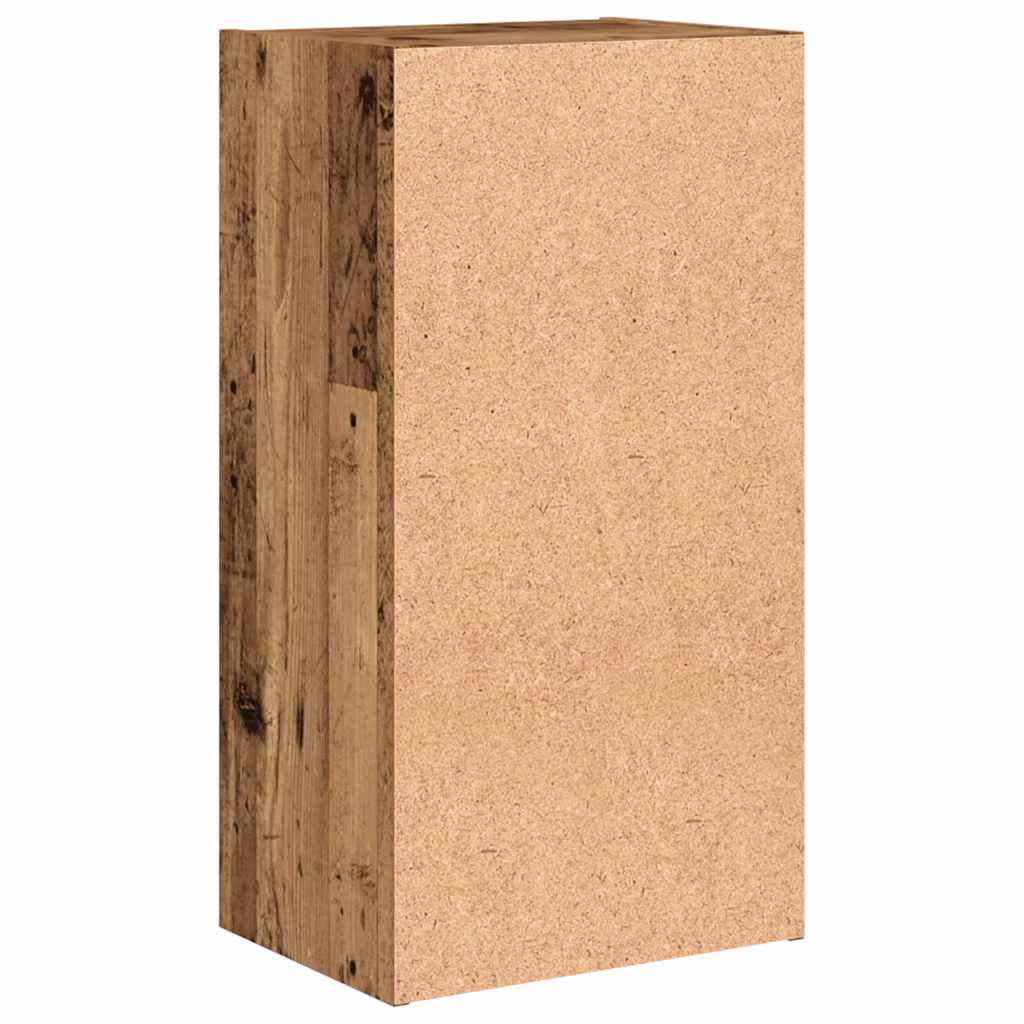 Boekenkast 40x30x77 cm bewerkt hout oud houtkleurig is nu te koop bij PeponiXL, paradijselijk wonen!