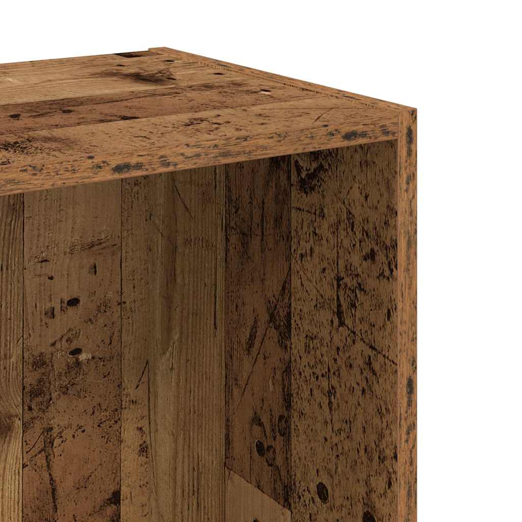 Boekenkast 40x30x77 cm bewerkt hout oud houtkleurig is nu te koop bij PeponiXL, paradijselijk wonen!