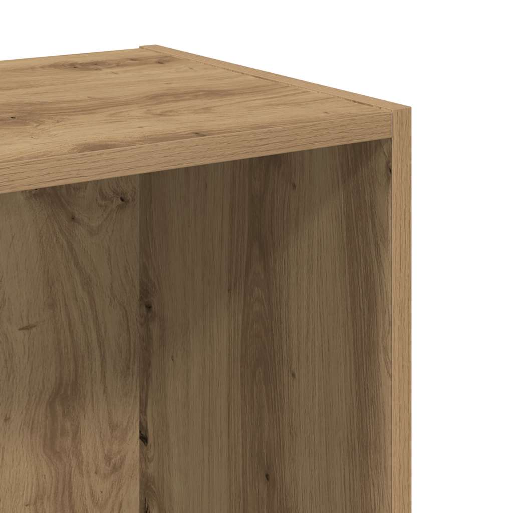 Boekenkast 40x30x77 cm bewerkt hout artisanaal eikenkleurig is nu te koop bij PeponiXL, paradijselijk wonen!