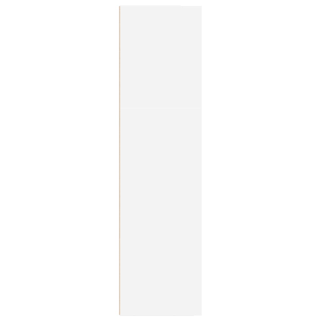 Boekenkast 40x30x114 cm bewerkt hout wit is nu te koop bij PeponiXL, paradijselijk wonen!