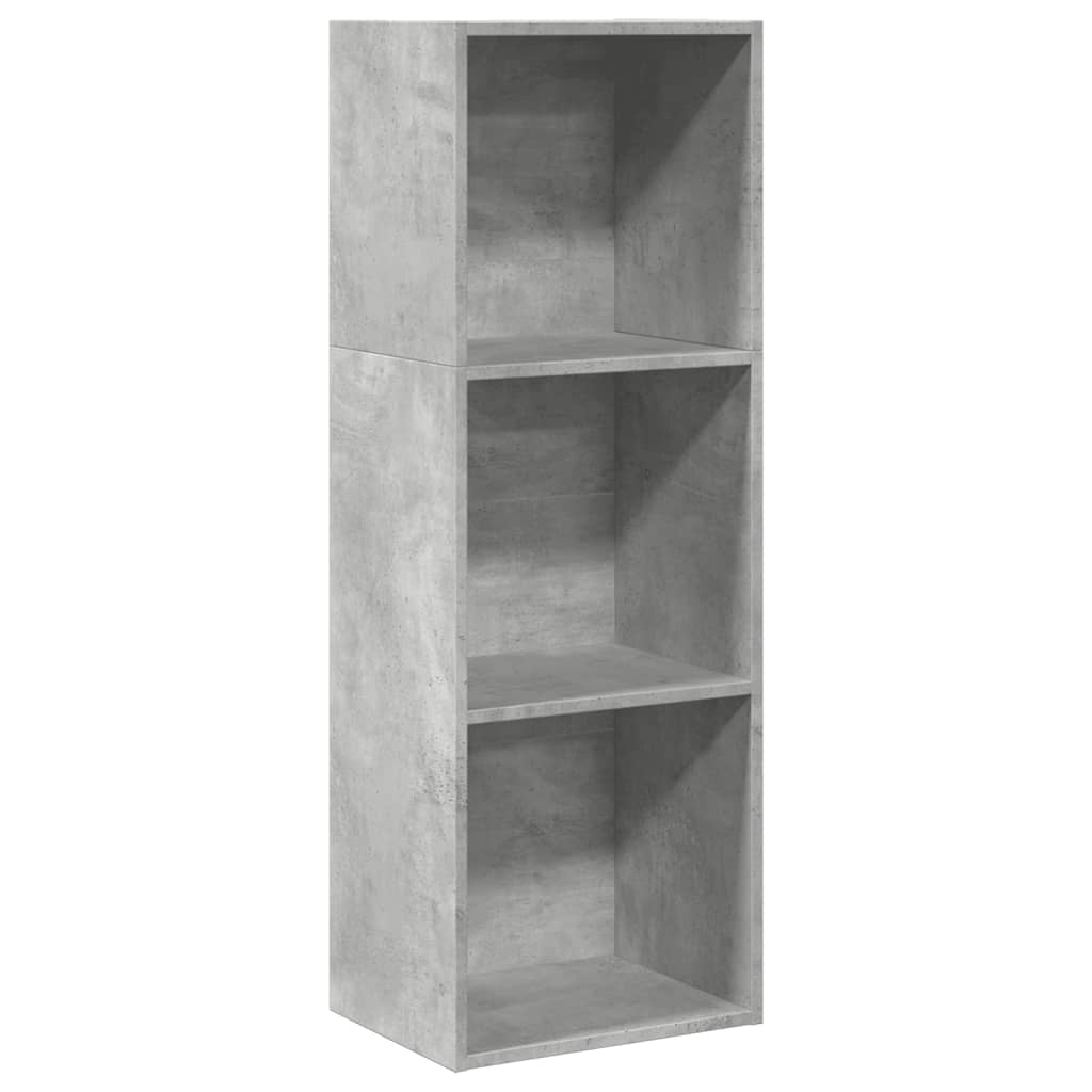 Boekenkast 40x30x114 cm bewerkt hout betongrijs is nu te koop bij PeponiXL, paradijselijk wonen!