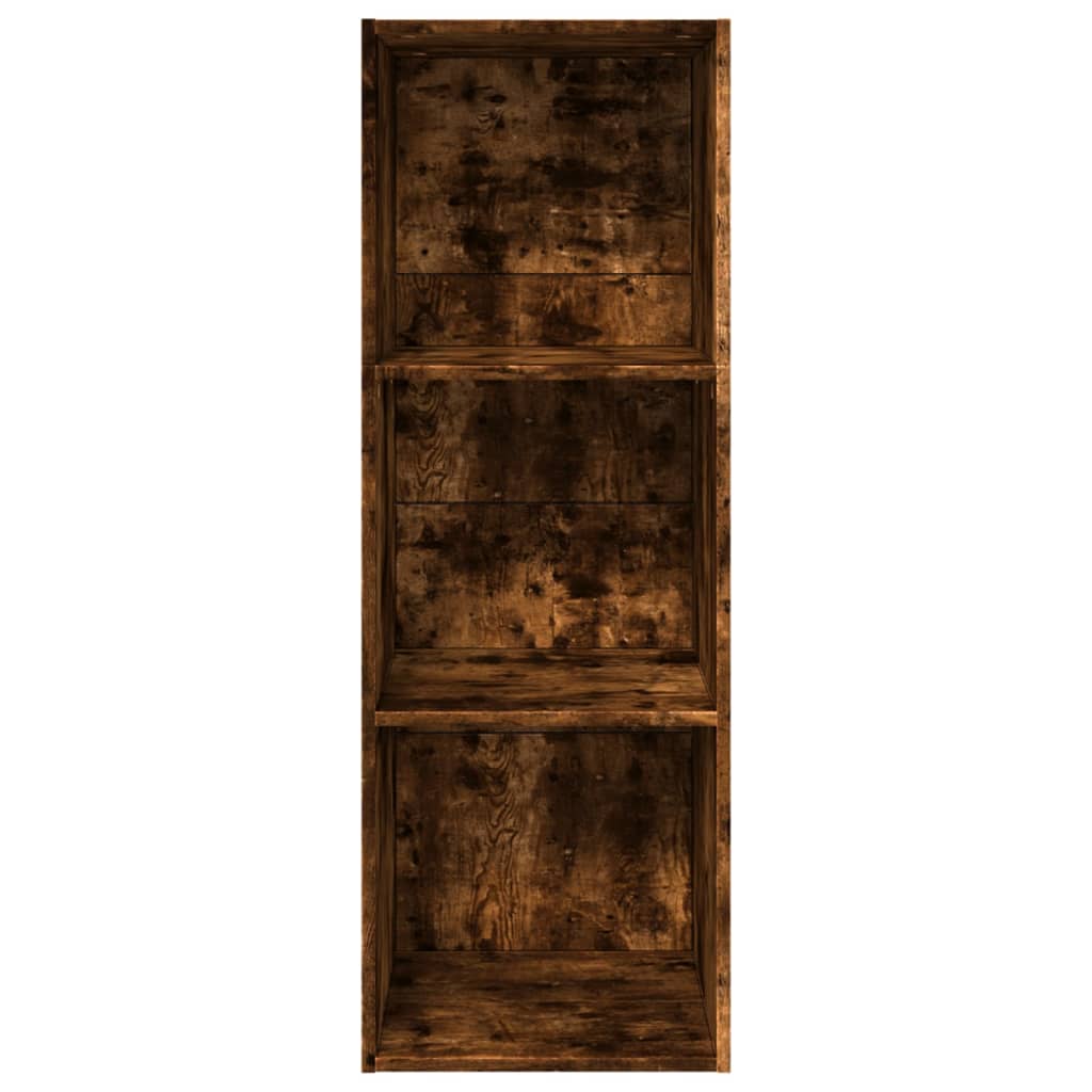 Boekenkast 40x30x114 cm bewerkt hout gerookt eikenkleurig is nu te koop bij PeponiXL, paradijselijk wonen!