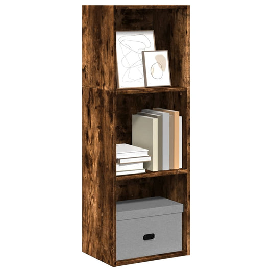 Boekenkast 40x30x114 cm bewerkt hout gerookt eikenkleurig is nu te koop bij PeponiXL, paradijselijk wonen!