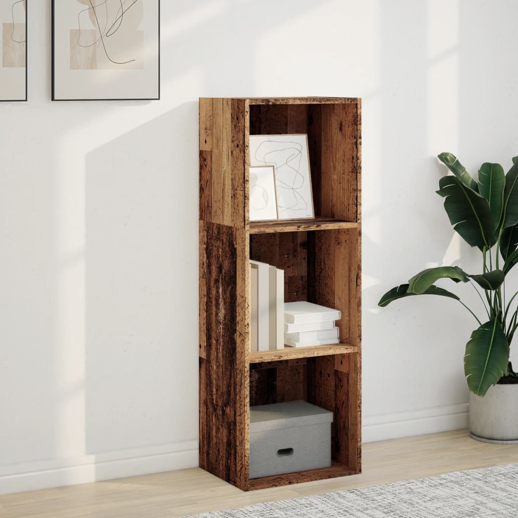 Boekenkast 40x30x114 cm bewerkt hout oud houtkleurig is nu te koop bij PeponiXL, paradijselijk wonen!
