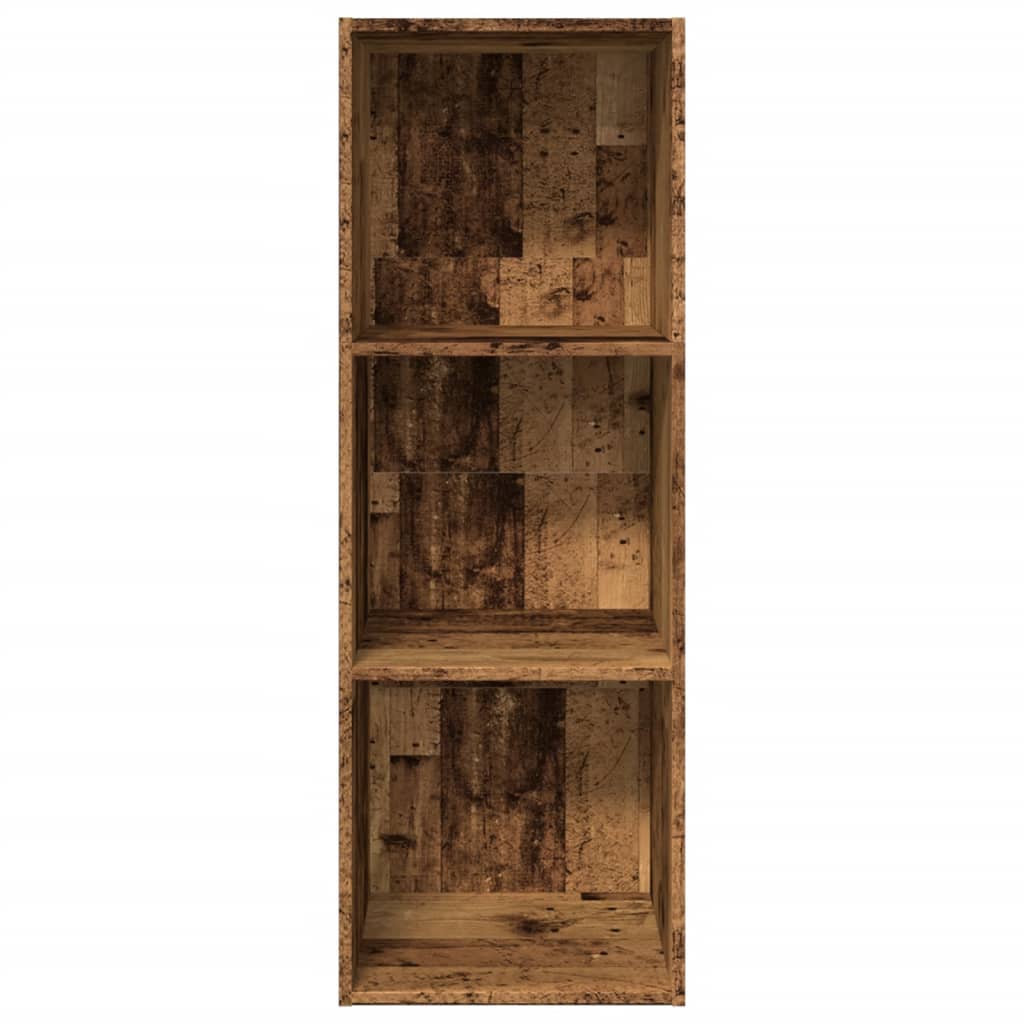 Boekenkast 40x30x114 cm bewerkt hout oud houtkleurig is nu te koop bij PeponiXL, paradijselijk wonen!