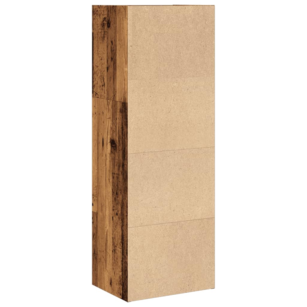 Boekenkast 40x30x114 cm bewerkt hout oud houtkleurig is nu te koop bij PeponiXL, paradijselijk wonen!