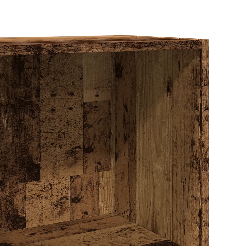 Boekenkast 40x30x114 cm bewerkt hout oud houtkleurig is nu te koop bij PeponiXL, paradijselijk wonen!