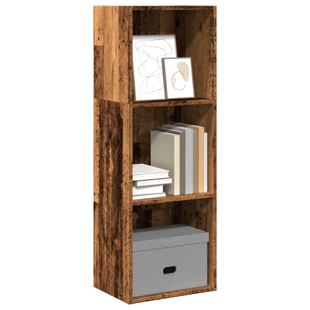 Boekenkast 40x30x114 cm bewerkt hout oud houtkleurig is nu te koop bij PeponiXL, paradijselijk wonen!
