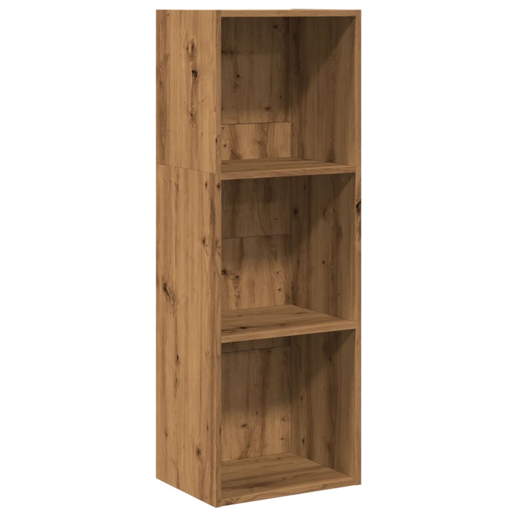 Boekenkast 40x30x114 cm bewerkt hout artisanaal eikenkleurig is nu te koop bij PeponiXL, paradijselijk wonen!
