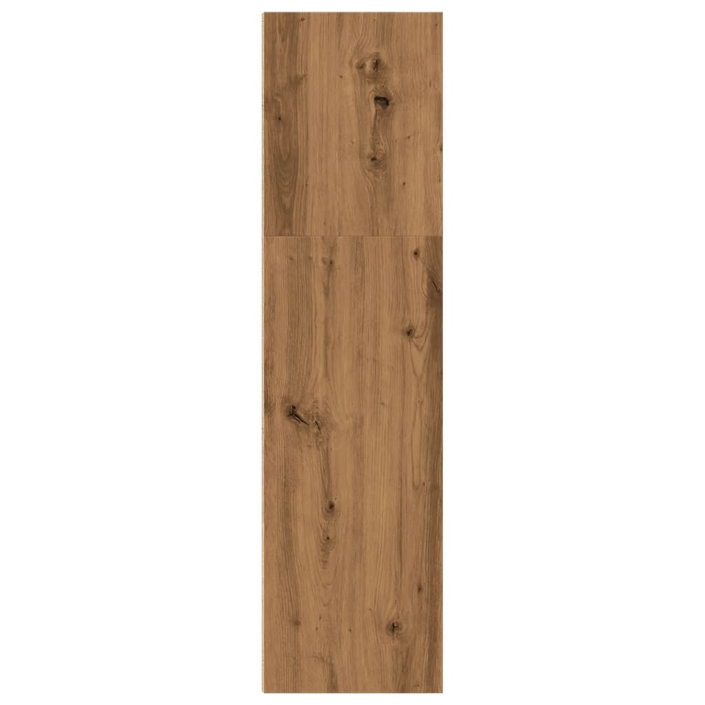 Boekenkast 40x30x114 cm bewerkt hout artisanaal eikenkleurig is nu te koop bij PeponiXL, paradijselijk wonen!