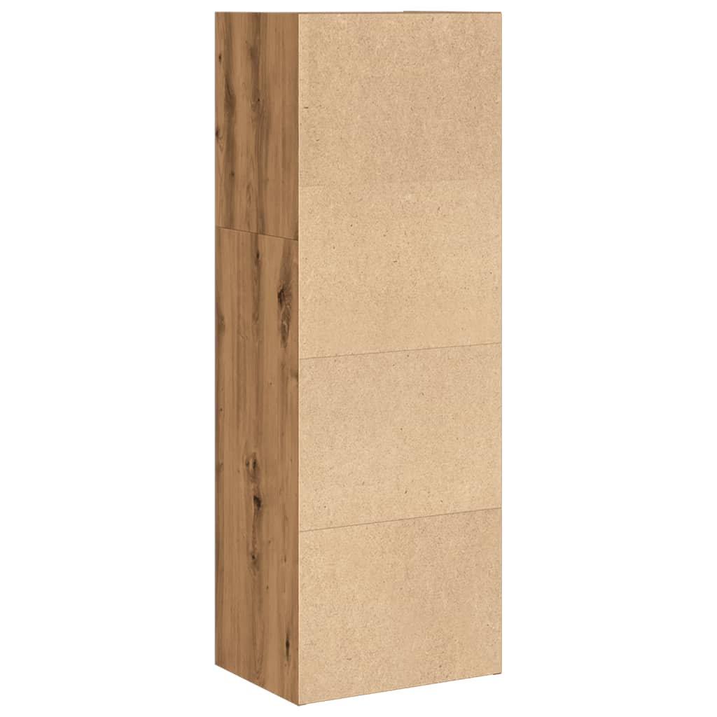 Boekenkast 40x30x114 cm bewerkt hout artisanaal eikenkleurig is nu te koop bij PeponiXL, paradijselijk wonen!