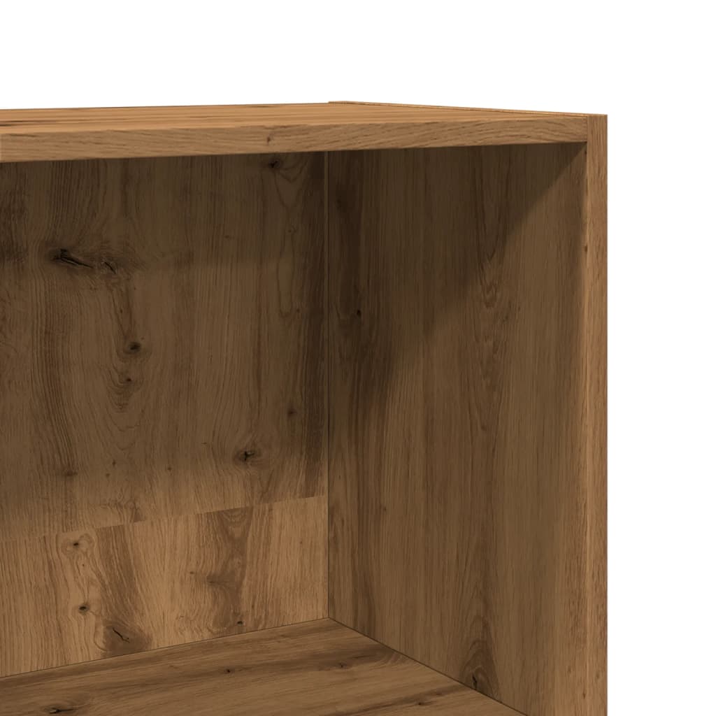 Boekenkast 40x30x114 cm bewerkt hout artisanaal eikenkleurig is nu te koop bij PeponiXL, paradijselijk wonen!