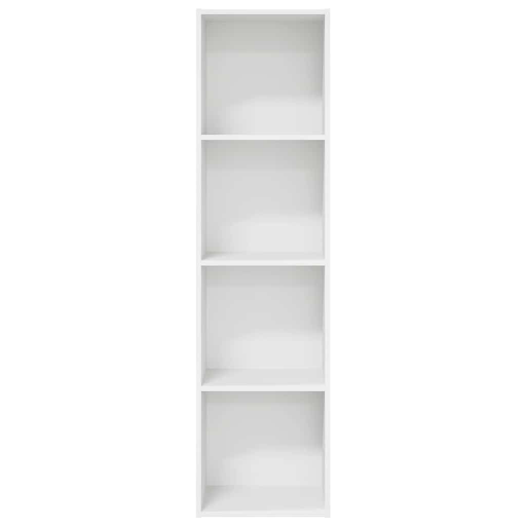 Boekenkast 40x30x152 cm bewerkt hout wit is nu te koop bij PeponiXL, paradijselijk wonen!