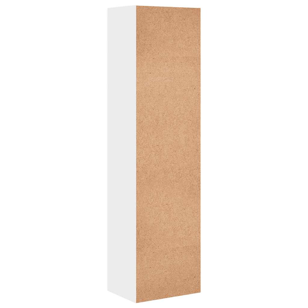 Boekenkast 40x30x152 cm bewerkt hout wit is nu te koop bij PeponiXL, paradijselijk wonen!