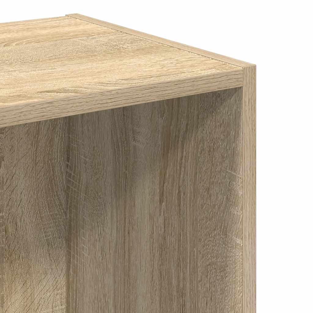 Boekenkast 40x30x152 cm bewerkt hout sonoma eikenkleurig is nu te koop bij PeponiXL, paradijselijk wonen!