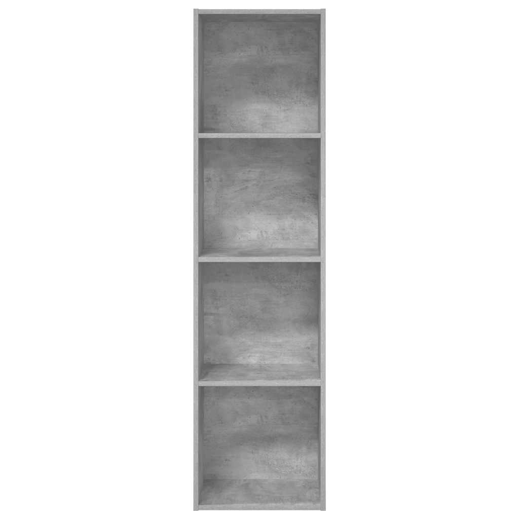 Boekenkast 40x30x152 cm bewerkt hout betongrijs is nu te koop bij PeponiXL, paradijselijk wonen!