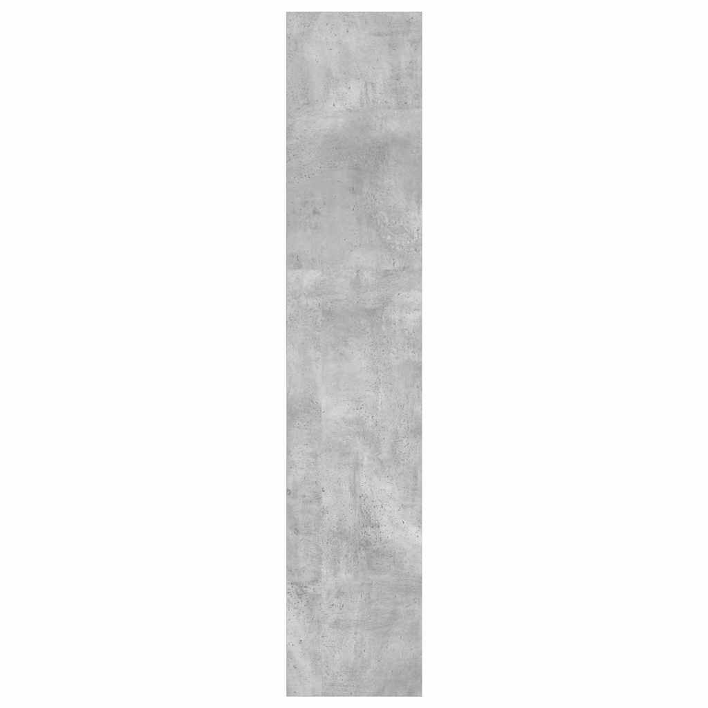 Boekenkast 40x30x152 cm bewerkt hout betongrijs is nu te koop bij PeponiXL, paradijselijk wonen!