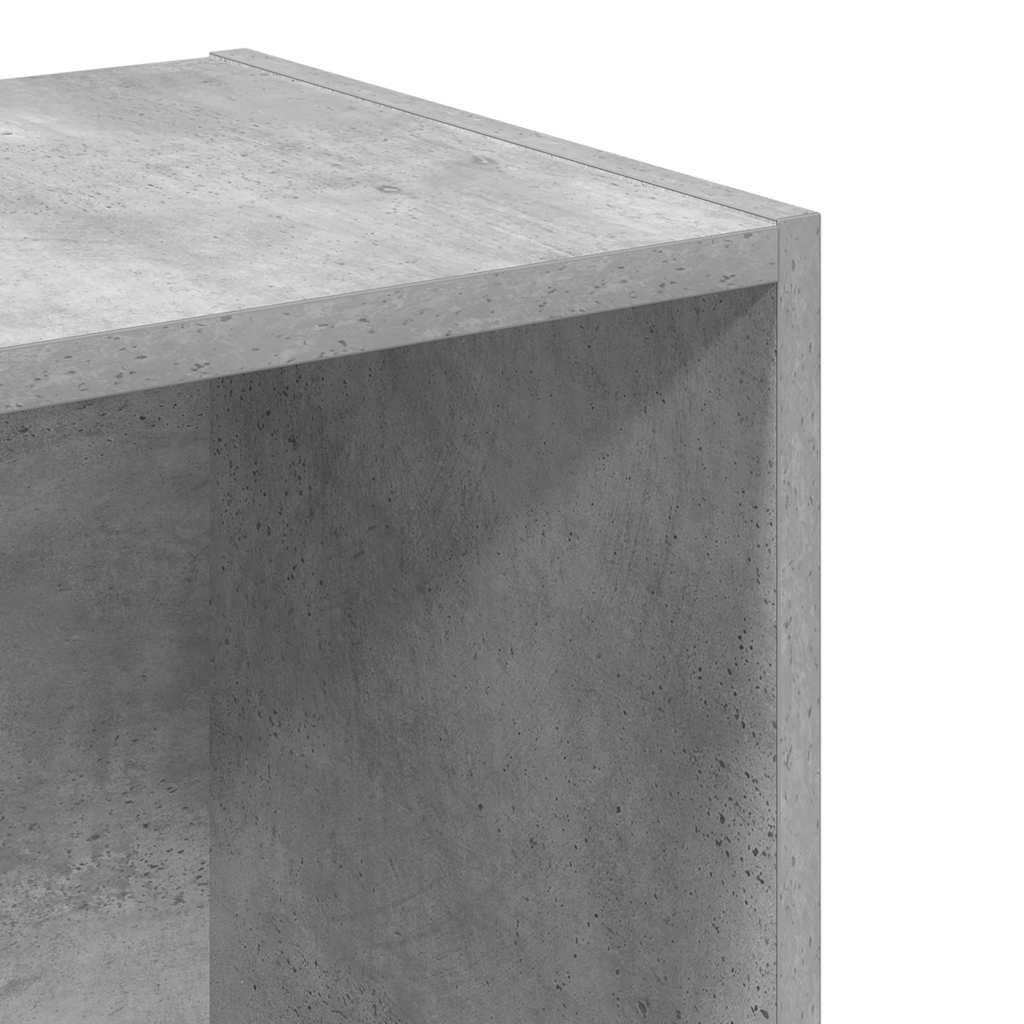 Boekenkast 40x30x152 cm bewerkt hout betongrijs is nu te koop bij PeponiXL, paradijselijk wonen!