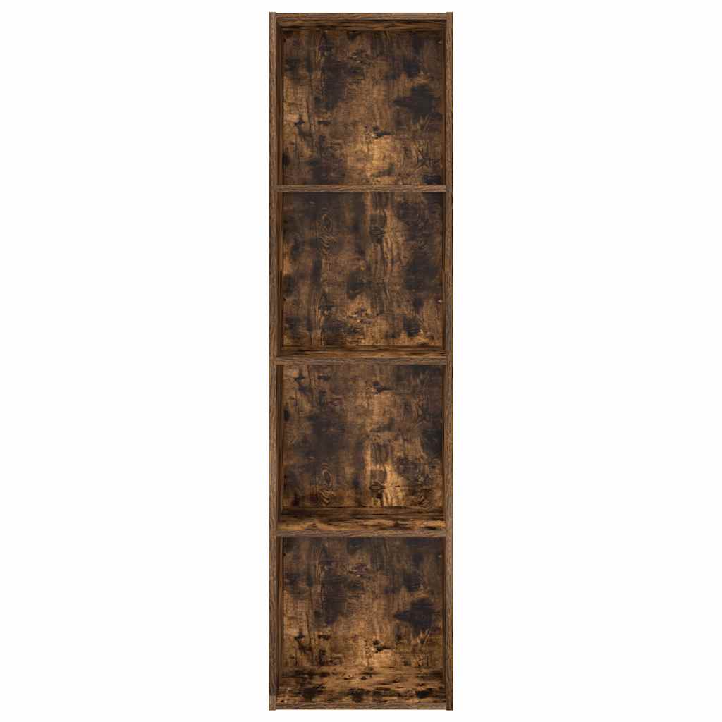 Boekenkast 40x30x152 cm bewerkt hout gerookt eikenkleurig is nu te koop bij PeponiXL, paradijselijk wonen!
