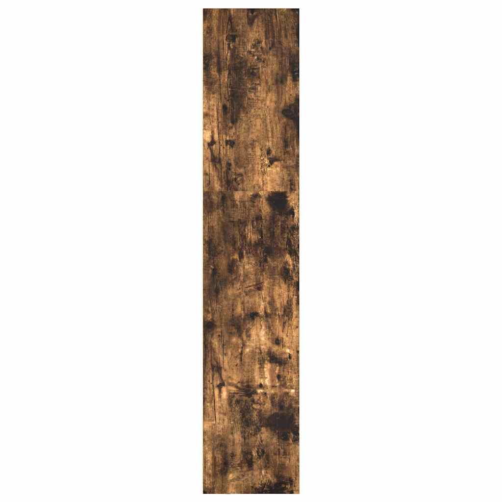 Boekenkast 40x30x152 cm bewerkt hout gerookt eikenkleurig is nu te koop bij PeponiXL, paradijselijk wonen!