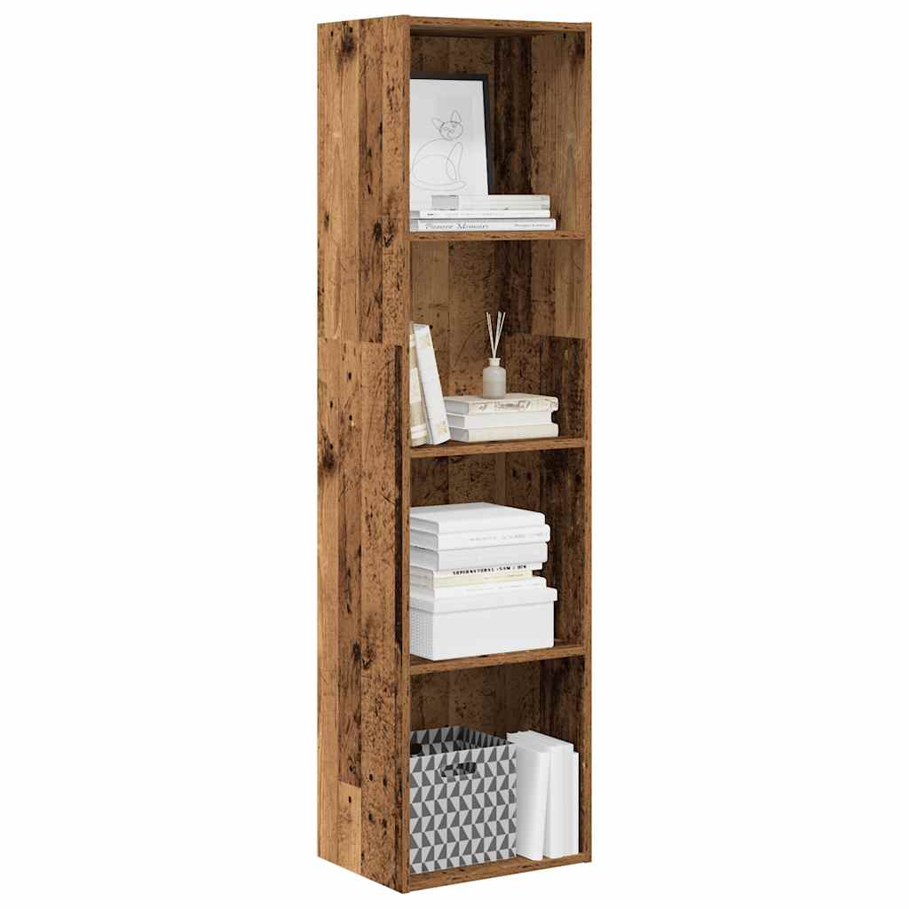 Boekenkast 40x30x152 cm bewerkt hout oud houtkleurig is nu te koop bij PeponiXL, paradijselijk wonen!