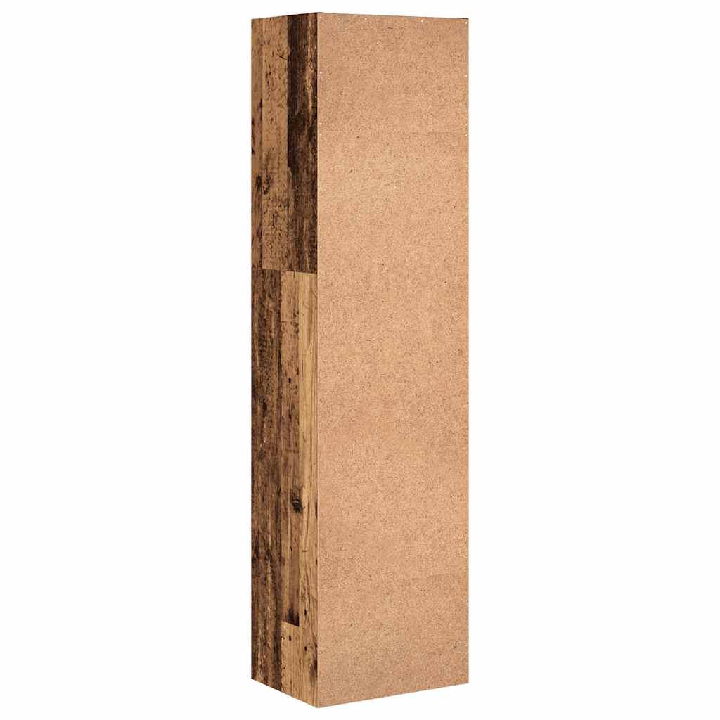 Boekenkast 40x30x152 cm bewerkt hout oud houtkleurig is nu te koop bij PeponiXL, paradijselijk wonen!