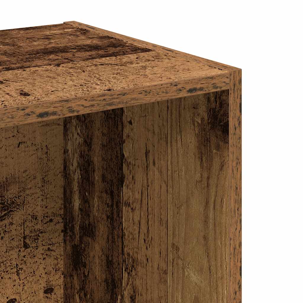 Boekenkast 40x30x152 cm bewerkt hout oud houtkleurig is nu te koop bij PeponiXL, paradijselijk wonen!