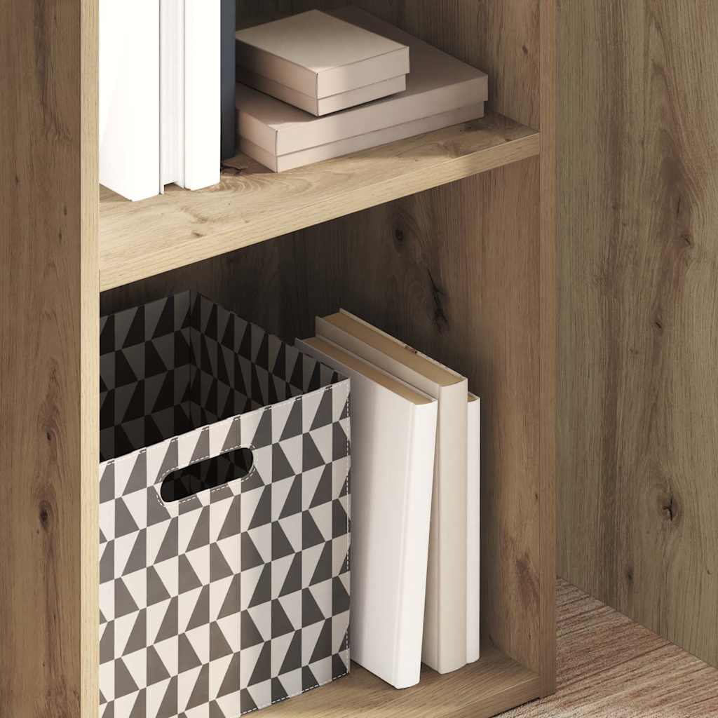 Boekenkast 40x30x152 cm bewerkt hout artisanaal eikenkleurig is nu te koop bij PeponiXL, paradijselijk wonen!