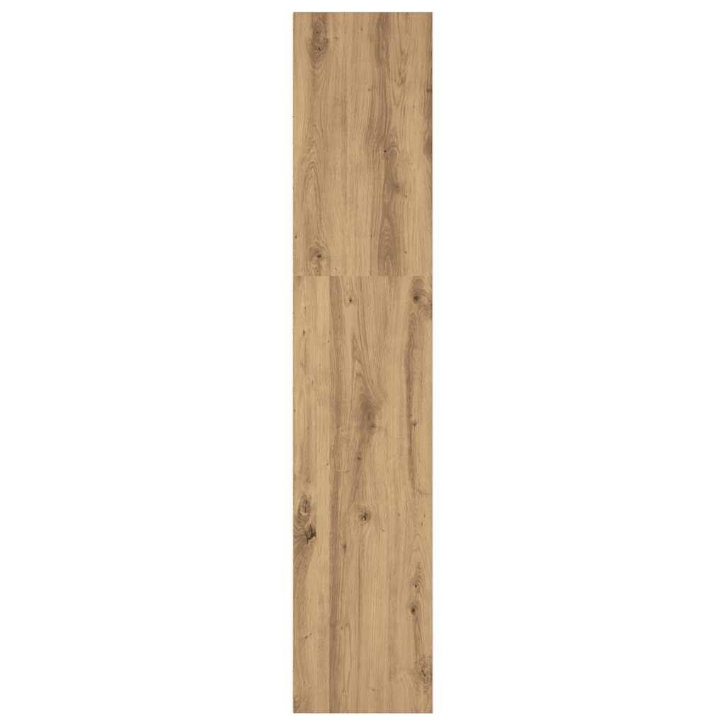 Boekenkast 40x30x152 cm bewerkt hout artisanaal eikenkleurig is nu te koop bij PeponiXL, paradijselijk wonen!