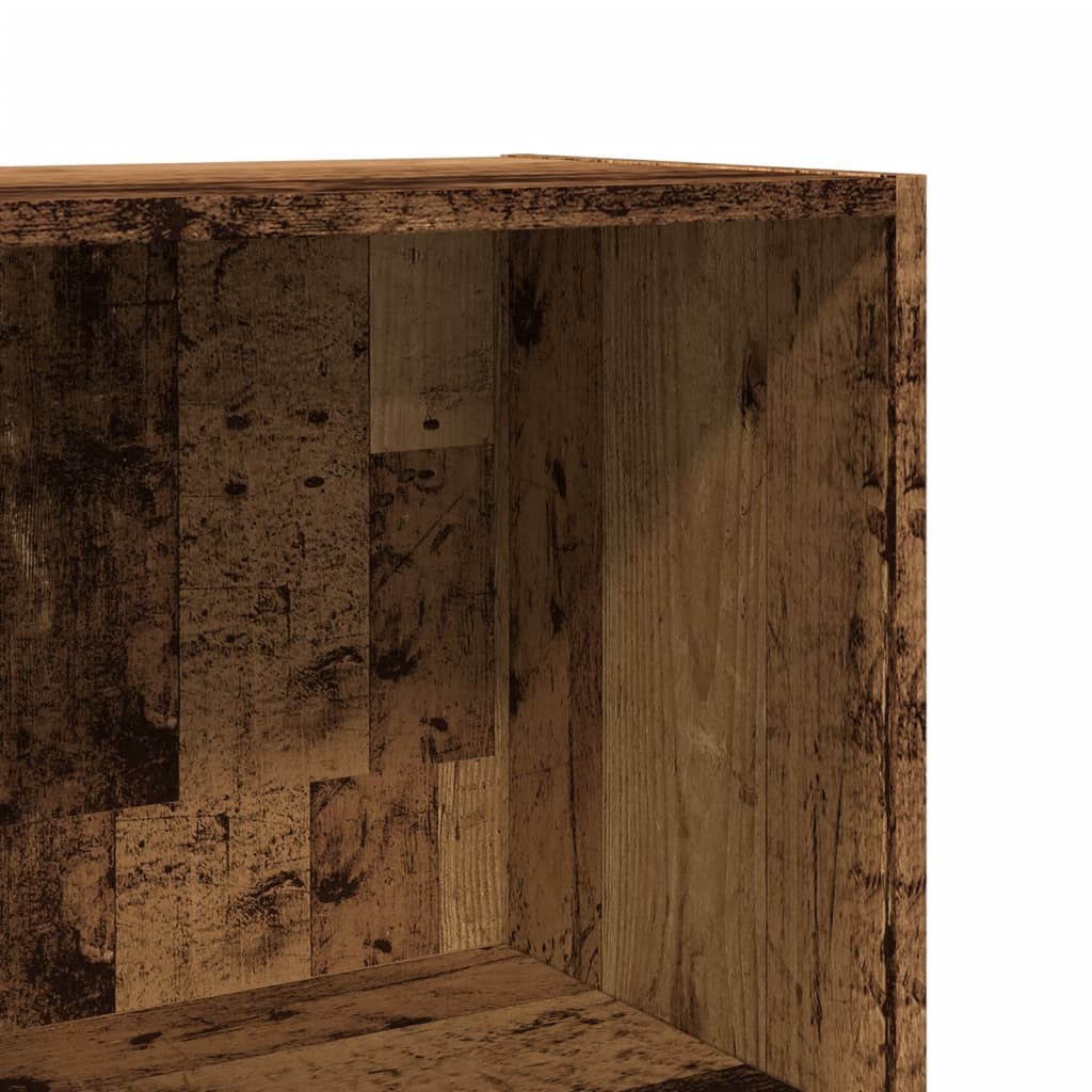 Boekenkast 40x30x189 cm bewerkt hout oud houtkleurig is nu te koop bij PeponiXL, paradijselijk wonen!