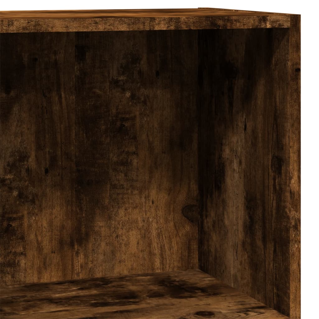 Boekenkast 60x30x77 cm bewerkt hout gerookt eikenkleurig is nu te koop bij PeponiXL, paradijselijk wonen!