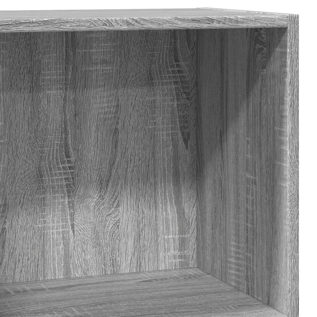 Boekenkast 60x30x77 cm bewerkt hout grijs sonoma eikenkleurig is nu te koop bij PeponiXL, paradijselijk wonen!