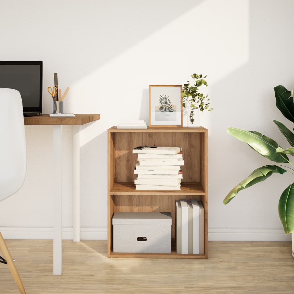 Boekenkast 60x30x77 cm bewerkt hout artisanaal eikenkleurig is nu te koop bij PeponiXL, paradijselijk wonen!