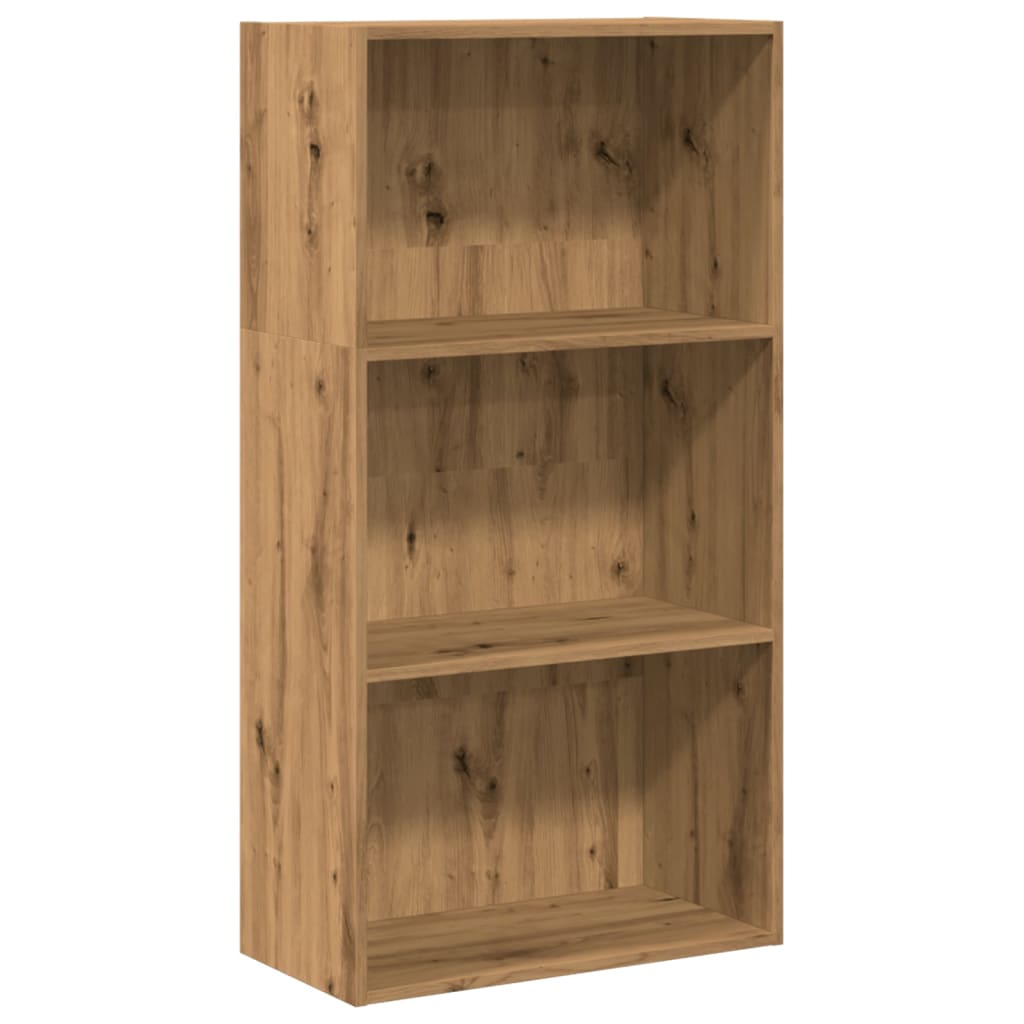 Boekenkast 60x30x114 cm bewerkt hout artisanaal eikenkleurig is nu te koop bij PeponiXL, paradijselijk wonen!