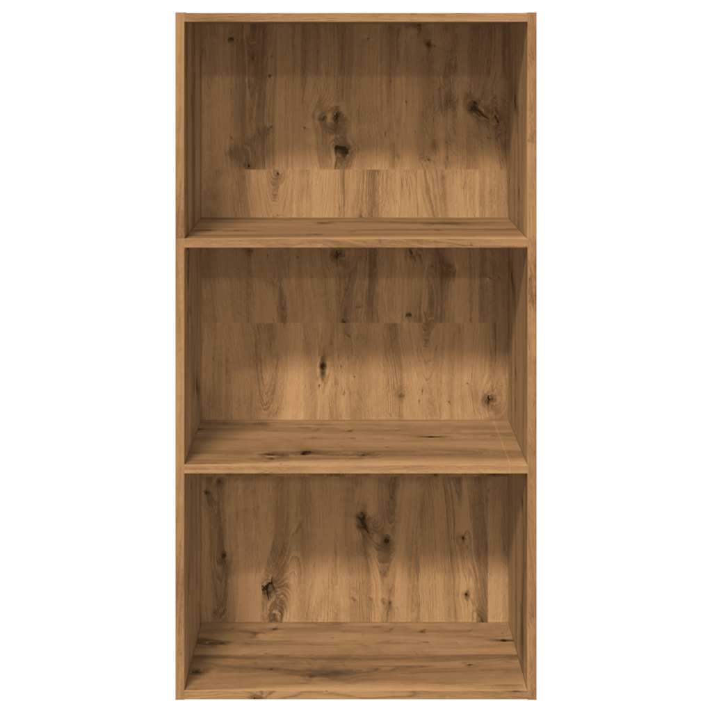 Boekenkast 60x30x114 cm bewerkt hout artisanaal eikenkleurig is nu te koop bij PeponiXL, paradijselijk wonen!