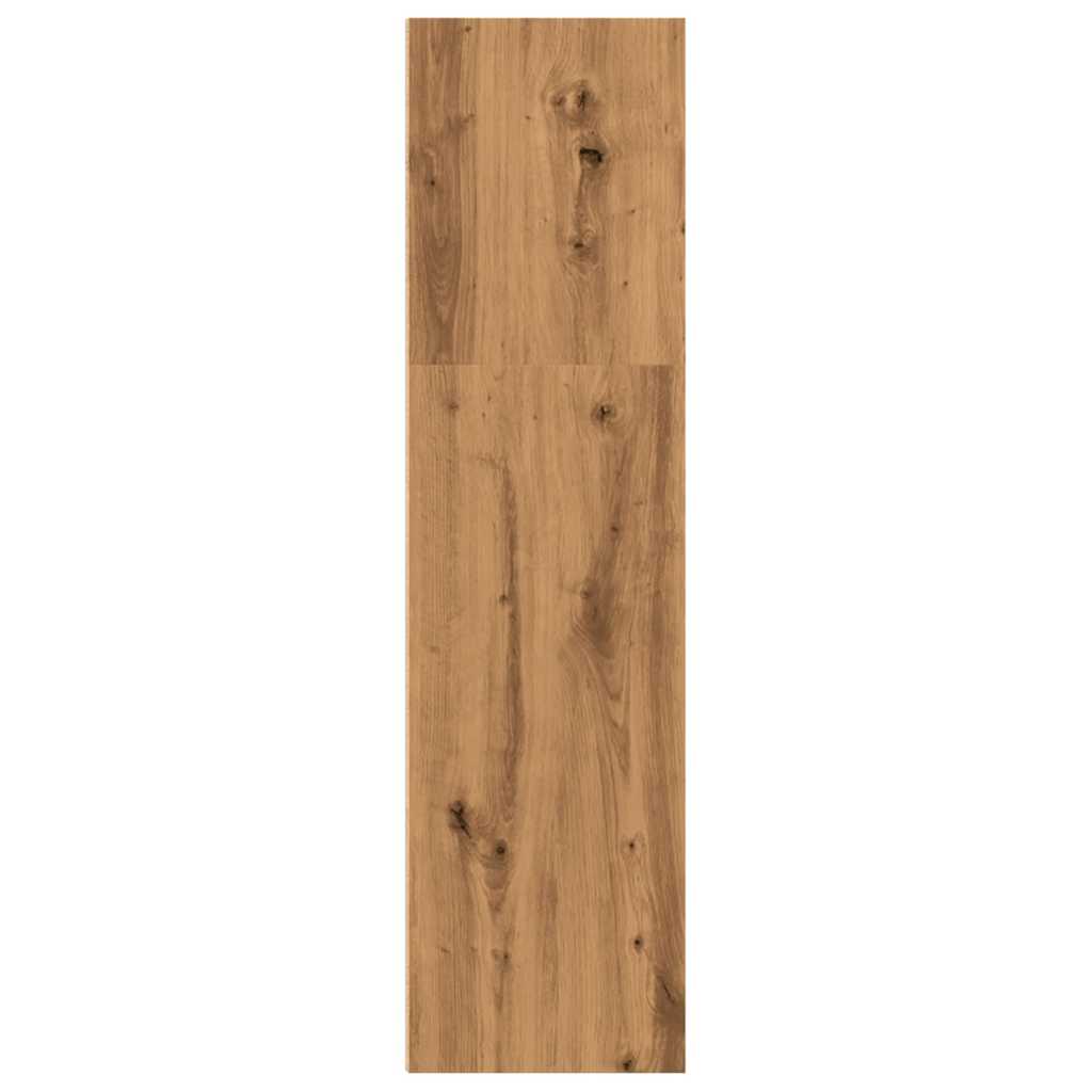 Boekenkast 60x30x114 cm bewerkt hout artisanaal eikenkleurig is nu te koop bij PeponiXL, paradijselijk wonen!