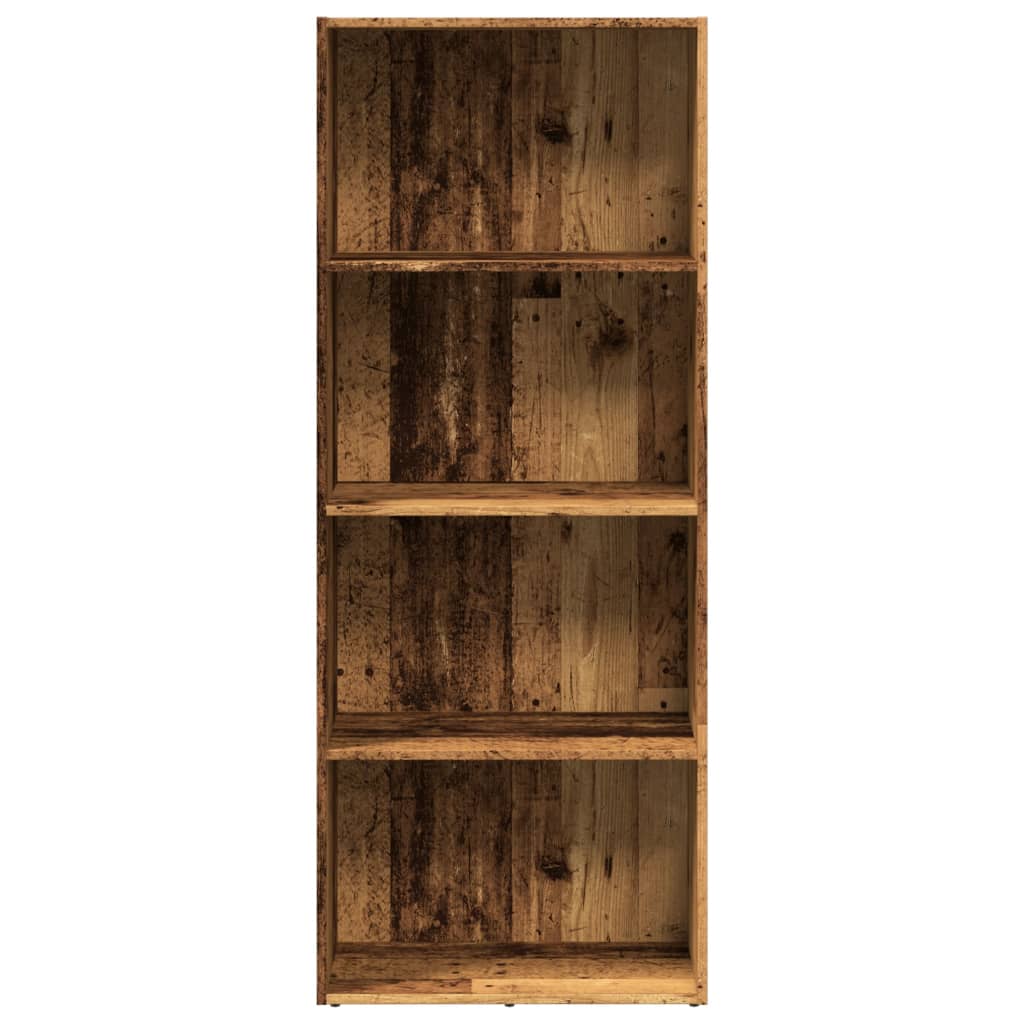 Boekenkast 60x30x152 cm bewerkt hout oud houtkleurig is nu te koop bij PeponiXL, paradijselijk wonen!