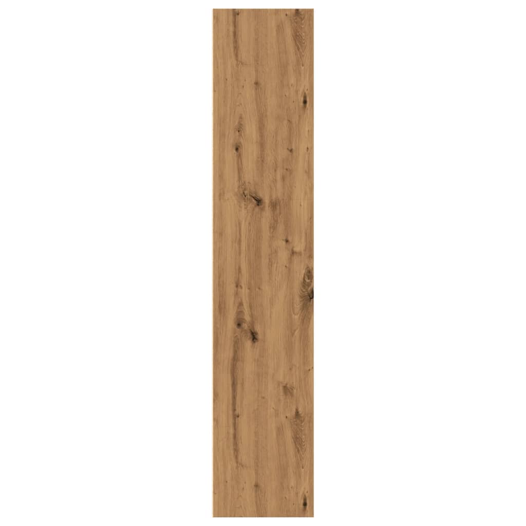 Boekenkast 60x30x152 cm bewerkt hout artisanaal eikenkleurig is nu te koop bij PeponiXL, paradijselijk wonen!