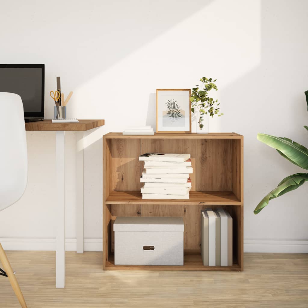 Boekenkast 80x30x77 cm bewerkt hout artisanaal eikenkleurig is nu te koop bij PeponiXL, paradijselijk wonen!