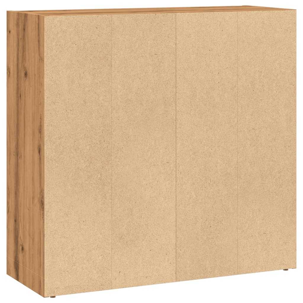 Boekenkast 80x30x77 cm bewerkt hout artisanaal eikenkleurig is nu te koop bij PeponiXL, paradijselijk wonen!