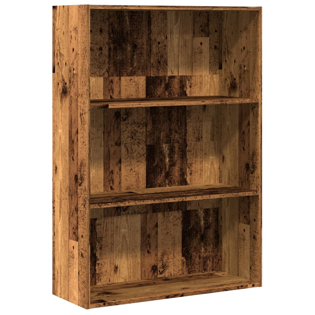 Boekenkast 80x30x114 cm bewerkt hout oud houtkleurig is nu te koop bij PeponiXL, paradijselijk wonen!