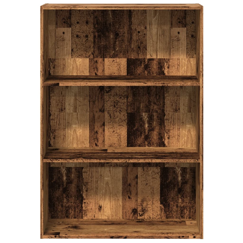 Boekenkast 80x30x114 cm bewerkt hout oud houtkleurig is nu te koop bij PeponiXL, paradijselijk wonen!